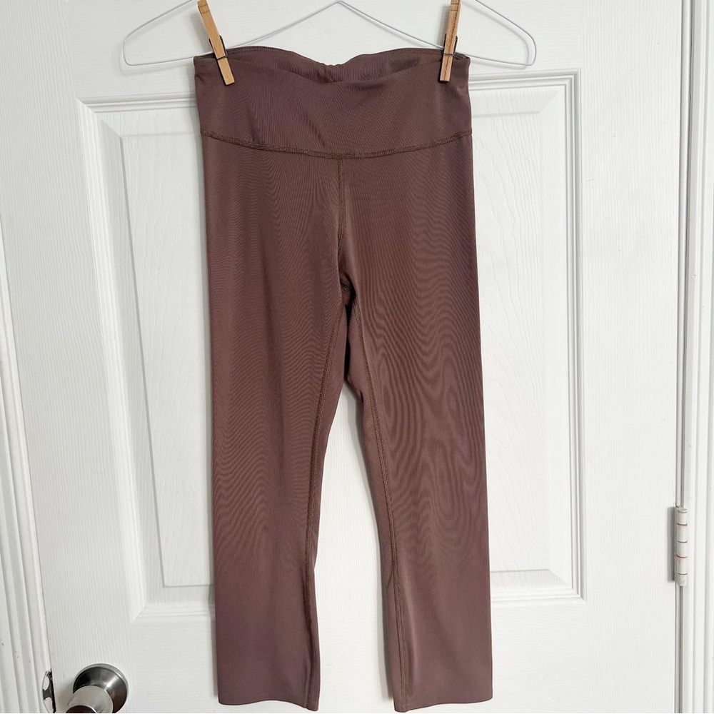 FIERCE + REGAL | High Rise Taupe Athletic leggings